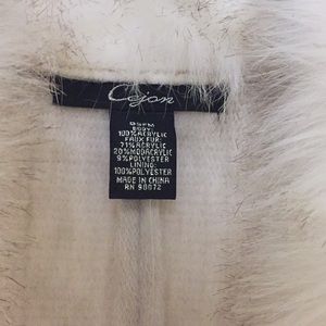 faux fur robe brand new